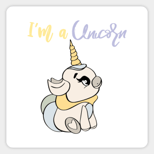 I’m a unicorn cute design, unicorn baby, unicorn horn, unicorn sign Magnet